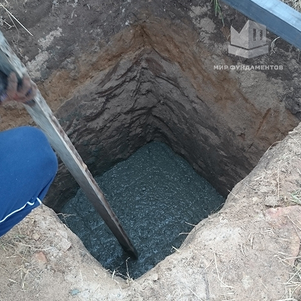 Сапожек для столбчатого фундамента
